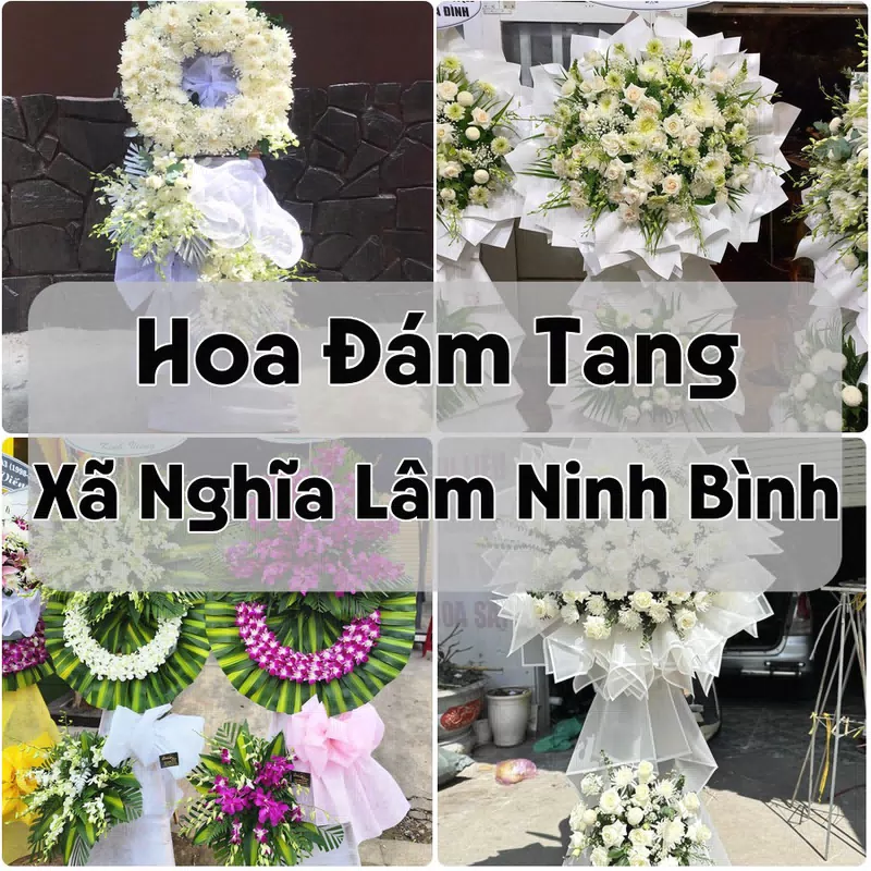 Đặt Hoa Đám Tang Xã Nghĩa Lâm Ninh Bình | Hoa Chia Buồn