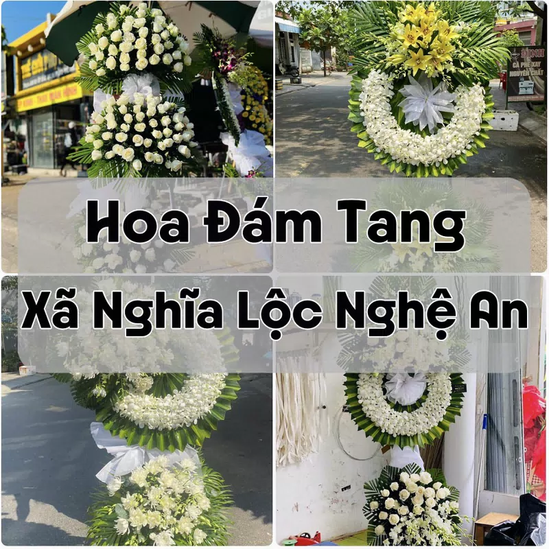 Đặt Hoa Đám Tang Xã Nghĩa Lộc Nghệ An | Giao Tận Nơi