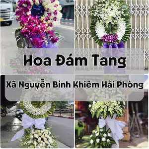 Đặt Hoa Đám Tang Xã Nguyễn Bỉnh Khiêm Hải Phòng | Hoa Chia Buồn