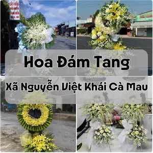 Đặt Hoa Đám Tang Xã Nguyễn Việt Khái Cà Mau | Hoa Tang Lễ