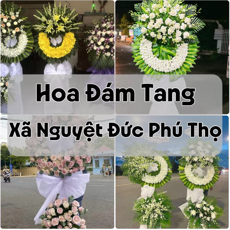 Đặt Hoa Đám Tang Xã Nguyệt Đức Phú Thọ | Đặt Hoa Viếng