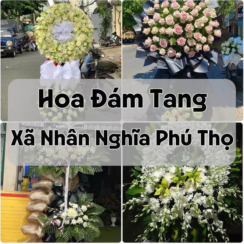 Đặt Hoa Đám Tang Xã Nhân Nghĩa Phú Thọ | Hoa Tang Lễ