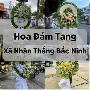 Đặt Hoa Đám Tang Xã Nhân Thắng Bắc Ninh | Hoa Tang Lễ
