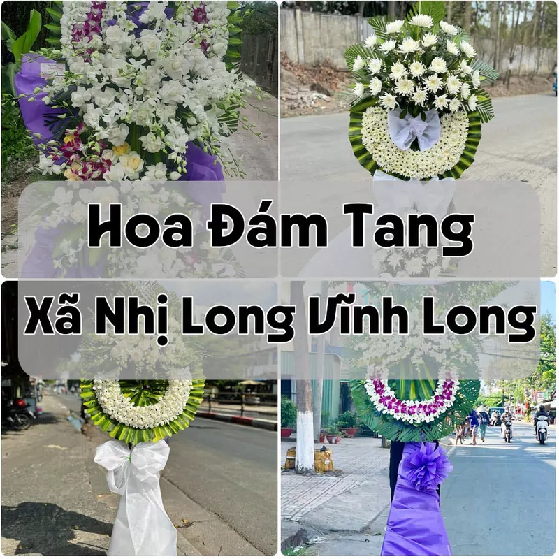 Đặt Hoa Đám Tang Xã Nhị Long Vĩnh Long | Giao Tận Nơi