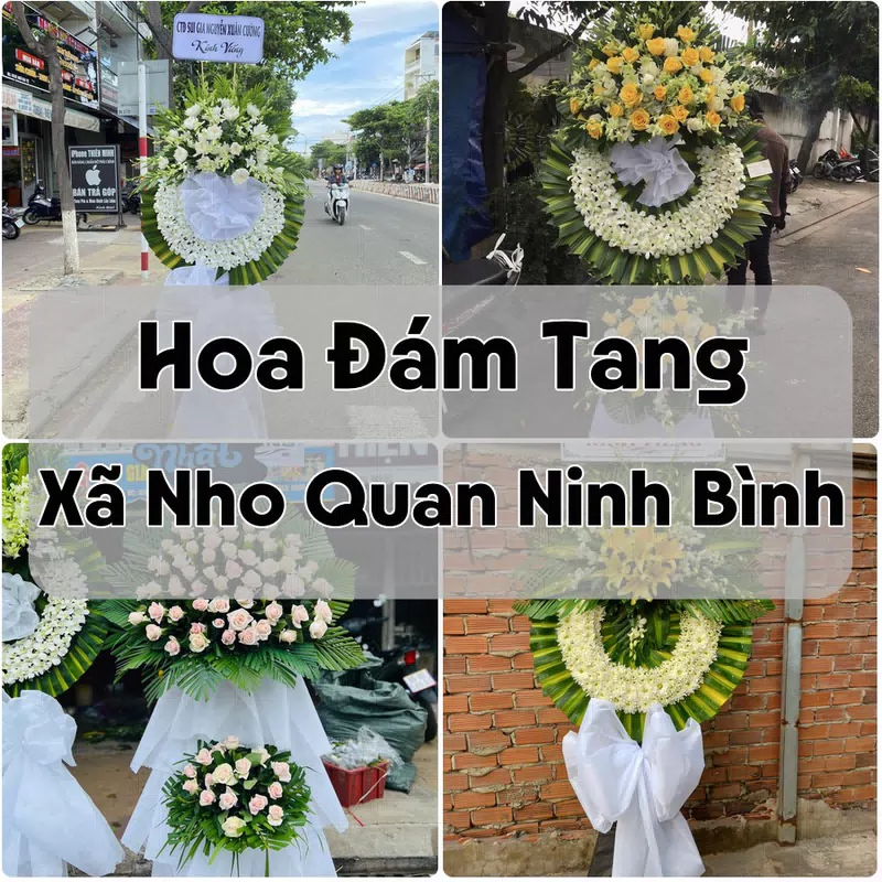 Đặt Hoa Đám Tang Xã Nho Quan Ninh Bình | Hoa Tang Lễ