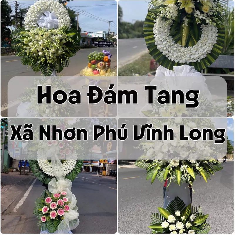 Đặt Hoa Đám Tang Xã Nhơn Phú Vĩnh Long | Giao Hoa Nhanh