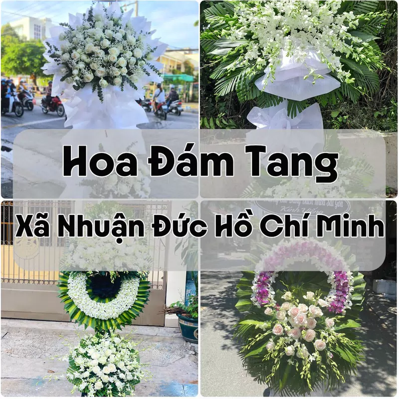Đặt Hoa Đám Tang Xã Nhuận Đức Hồ Chí Minh | Giao Tận Nơi