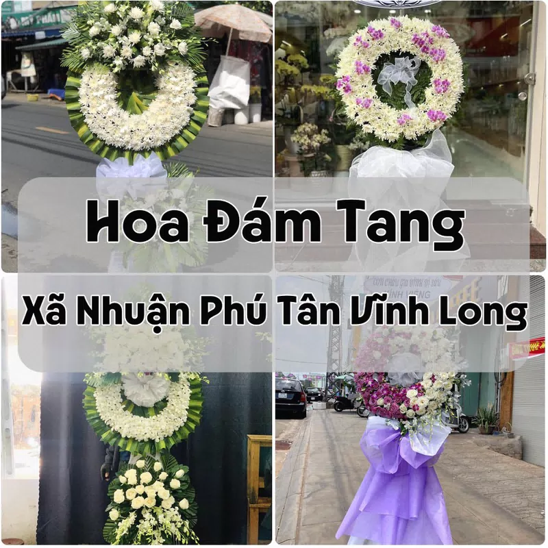 Đặt Hoa Đám Tang Xã Nhuận Phú Tân Vĩnh Long | Hoa Tang Lễ