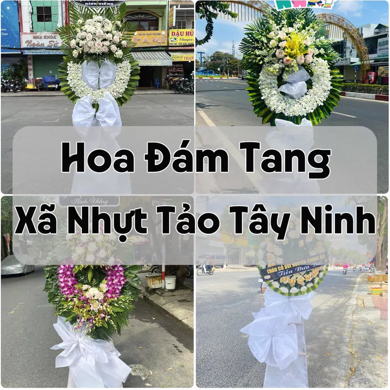 Đặt Hoa Đám Tang Xã Nhựt Tảo Tây Ninh | Giao Tận Nơi