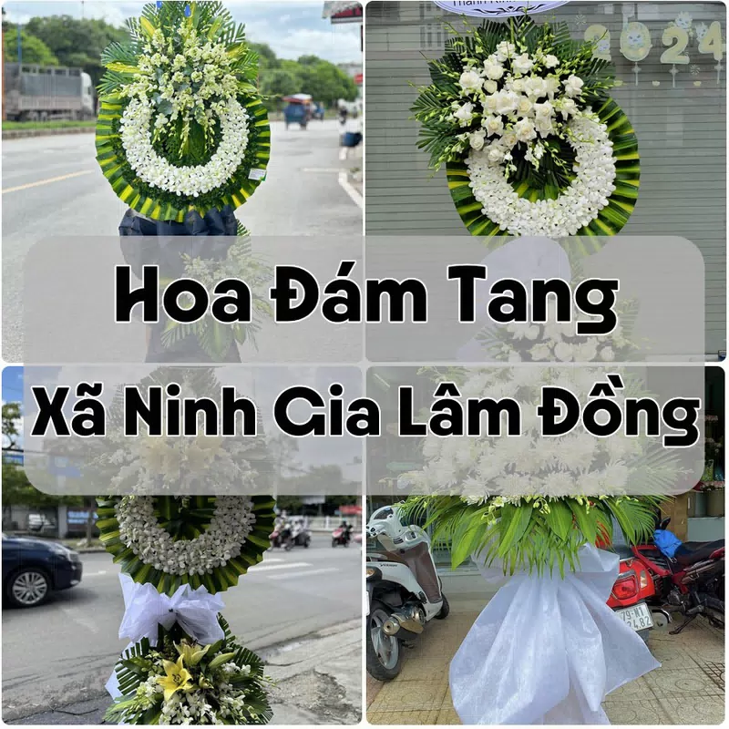 Đặt Hoa Đám Tang Xã Ninh Gia Lâm Đồng | Hoa Tang Lễ