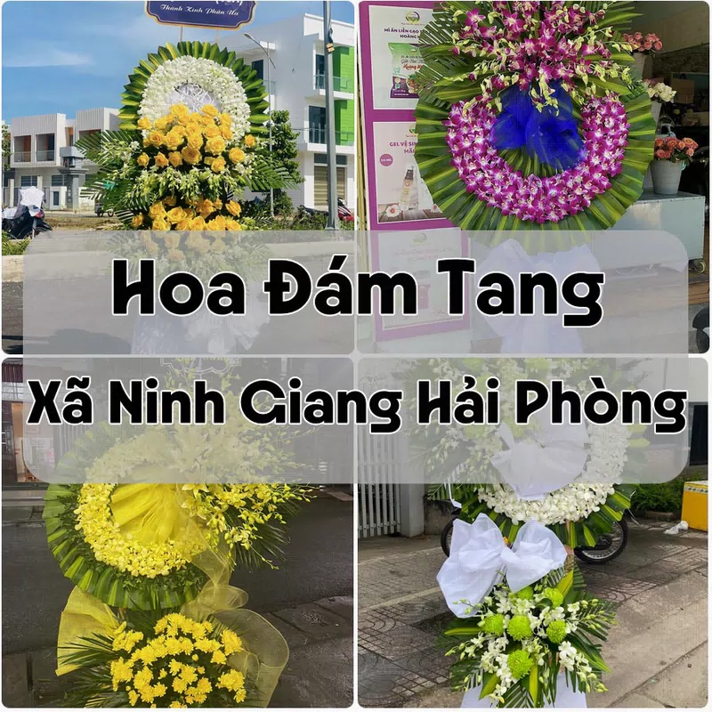 Đặt Hoa Đám Tang Xã Ninh Giang Hải Phòng | Hoa Tang Lễ