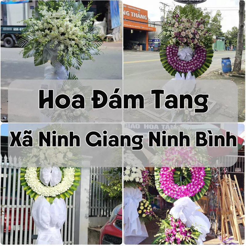 Đặt Hoa Đám Tang Xã Ninh Giang Ninh Bình | Giao Tận Nơi