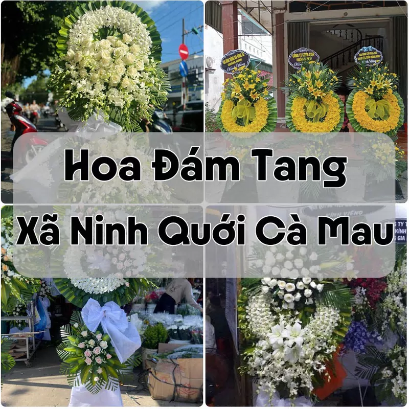 Đặt Hoa Đám Tang Xã Ninh Quới Cà Mau | Giao Tận Nơi