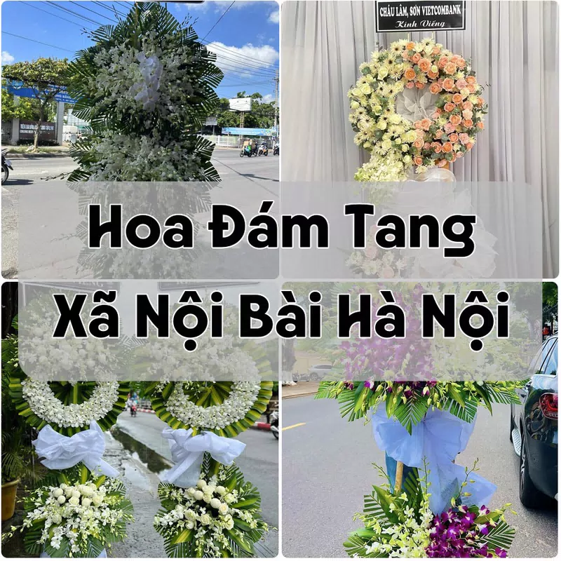 Đặt Hoa Đám Tang Xã Nội Bài Hà Nội | Đặt Hoa Nhanh