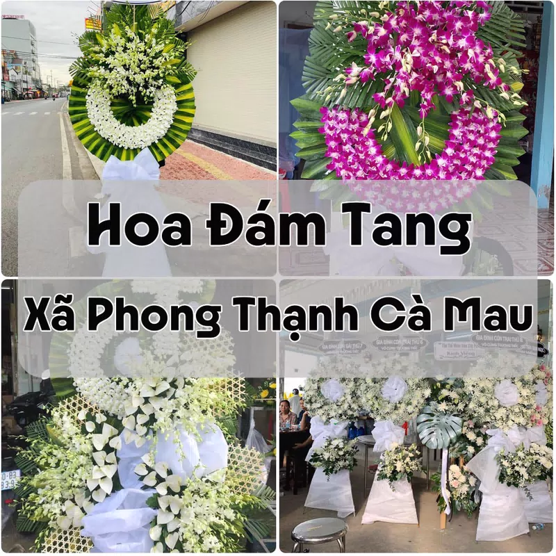 Đặt Hoa Đám Tang Xã Phong Thạnh Cà Mau | Hoa Chia Buồn