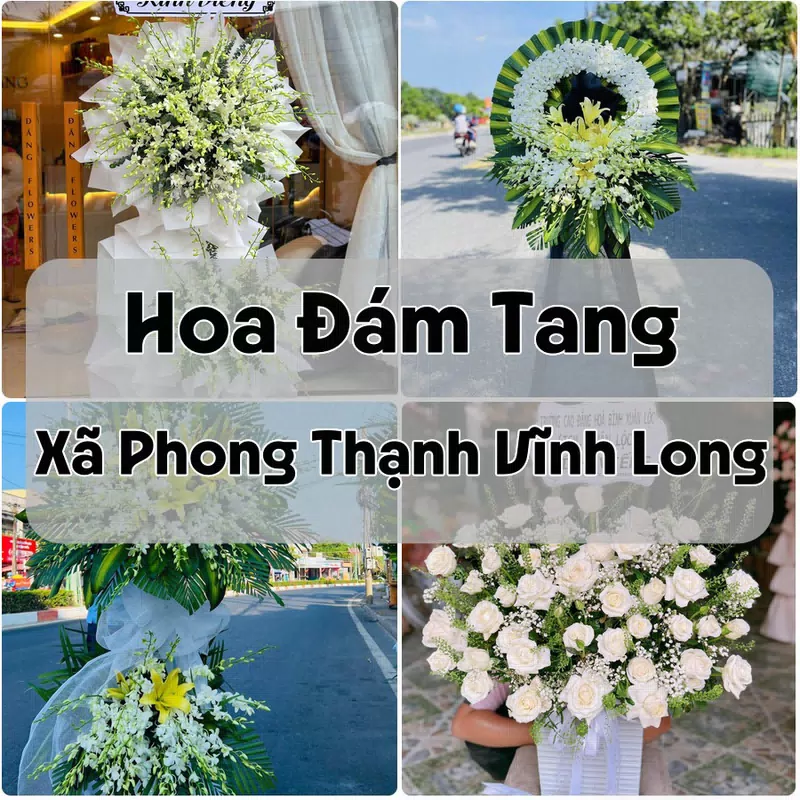 Đặt Hoa Đám Tang Xã Phong Thạnh Vĩnh Long | Đặt Hoa Nhanh