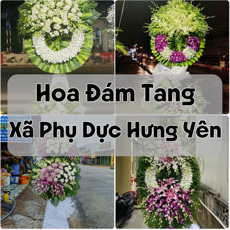 Đặt Hoa Đám Tang Xã Phụ Dực Hưng Yên | Đặt Hoa Nhanh