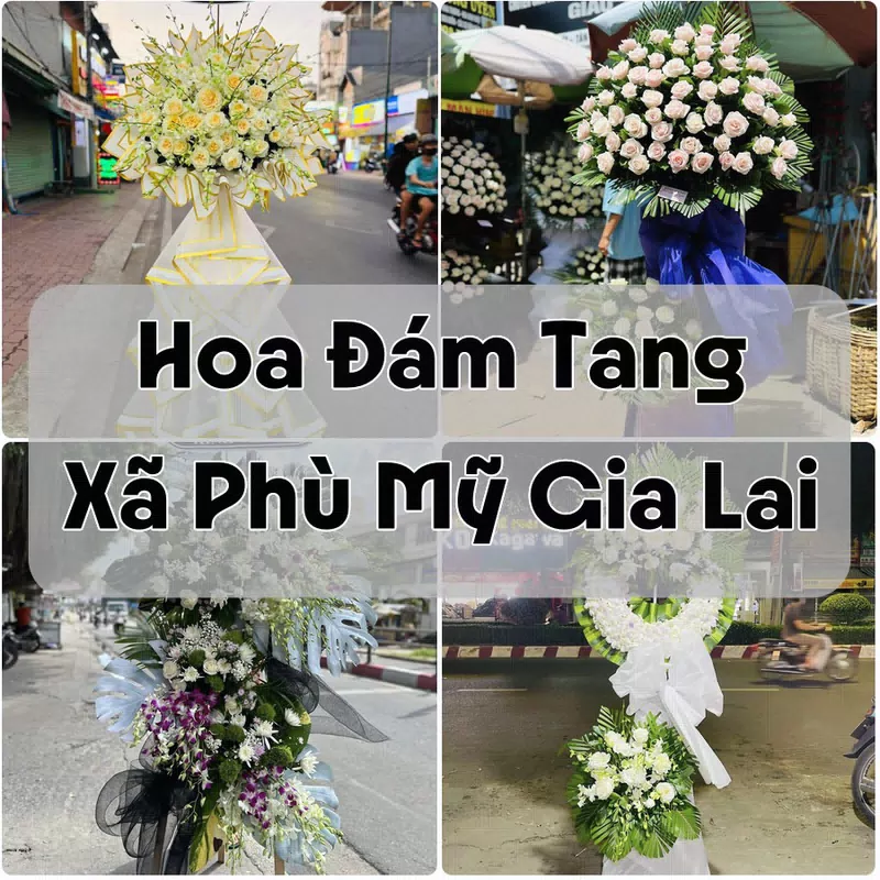 Đặt Hoa Đám Tang Xã Phù Mỹ Gia Lai | Hoa Tang Lễ