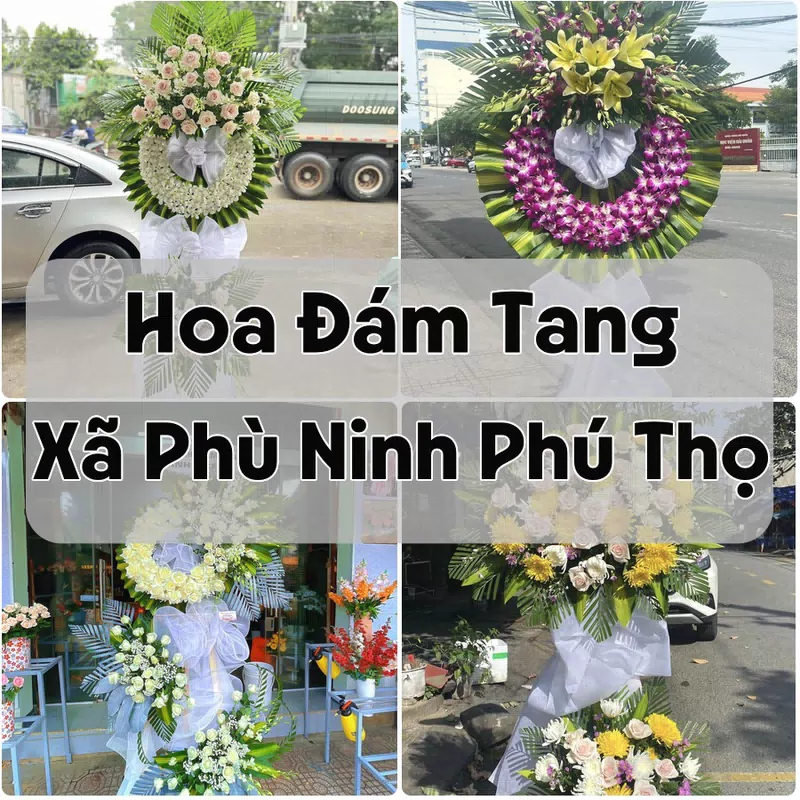 Đặt Hoa Đám Tang Xã Phù Ninh Phú Thọ | Giao Tận Nơi