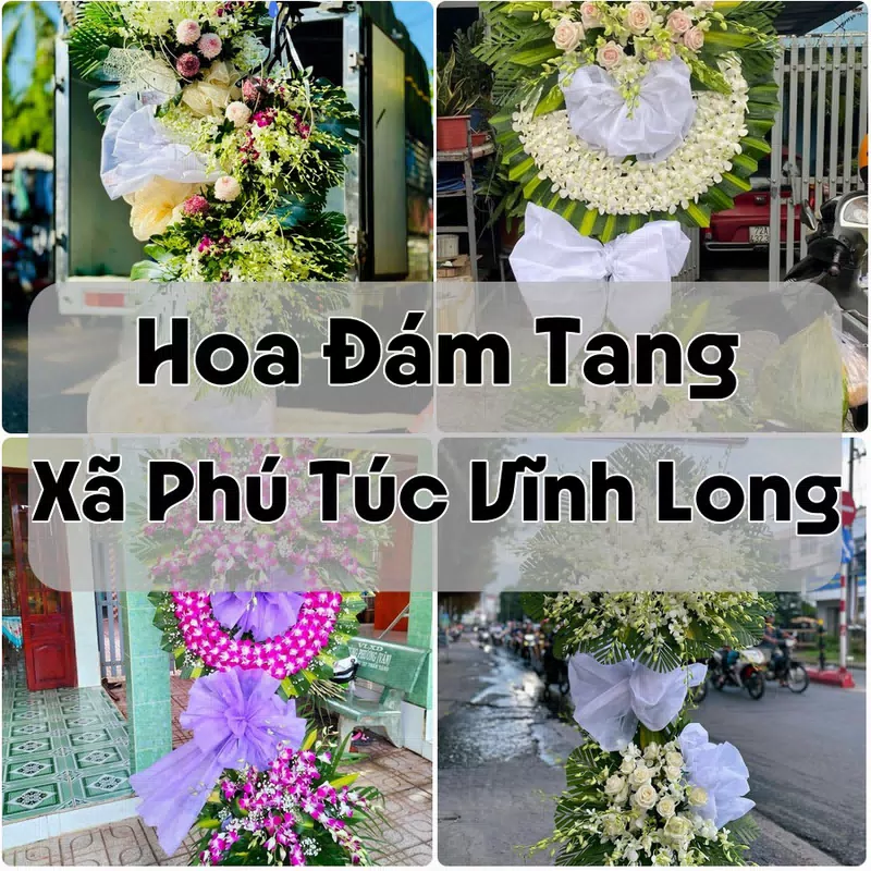 Đặt Hoa Đám Tang Xã Phú Túc Vĩnh Long | Giao Tận Nơi