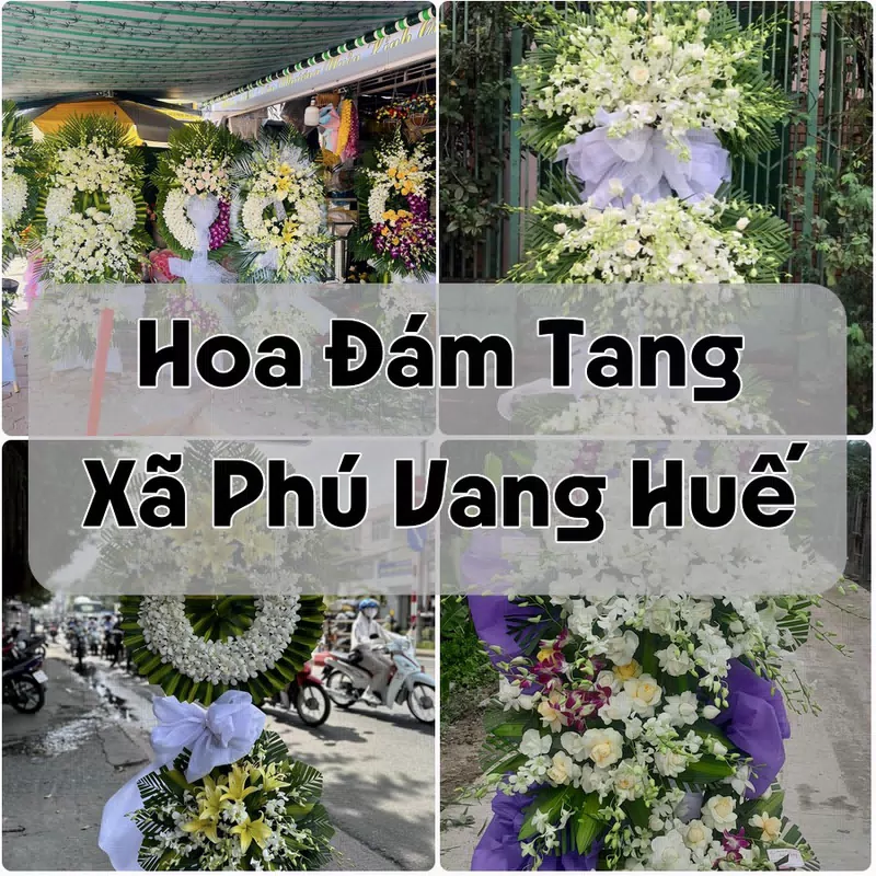 Đặt Hoa Đám Tang Xã Phú Vang Huế | Đặt Hoa Viếng