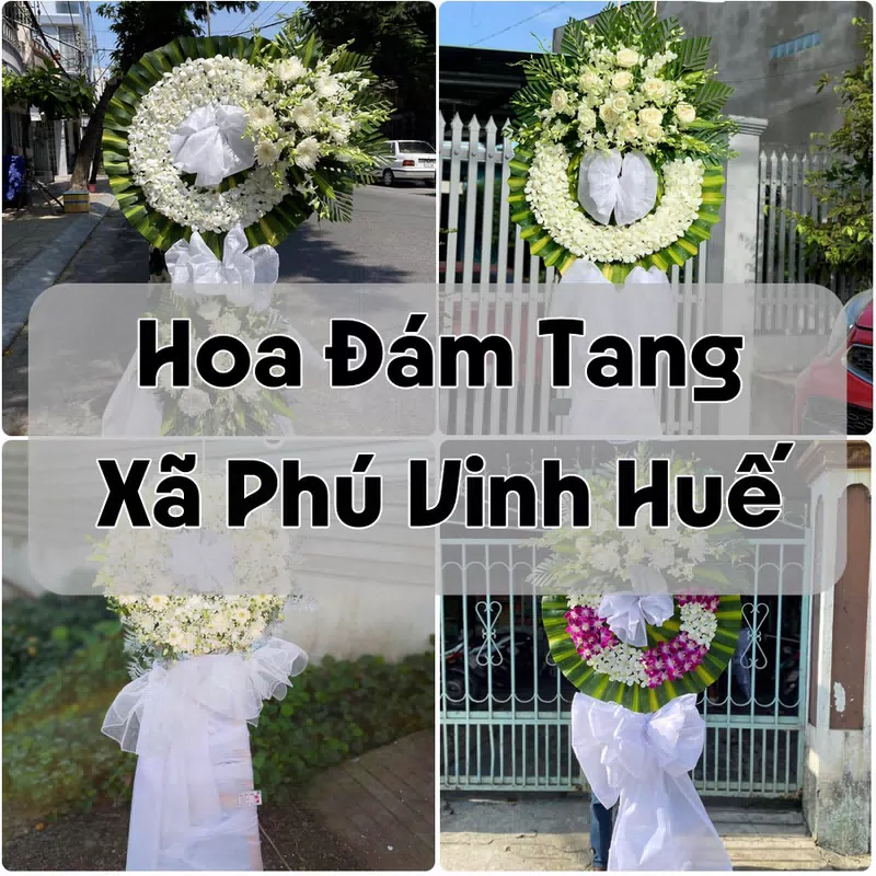 Đặt Hoa Đám Tang Xã Phú Vinh Huế | Giao Tận Nơi