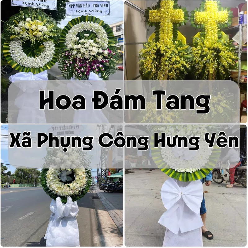 Đặt Hoa Đám Tang Xã Phụng Công Hưng Yên | Hoa Chia Buồn