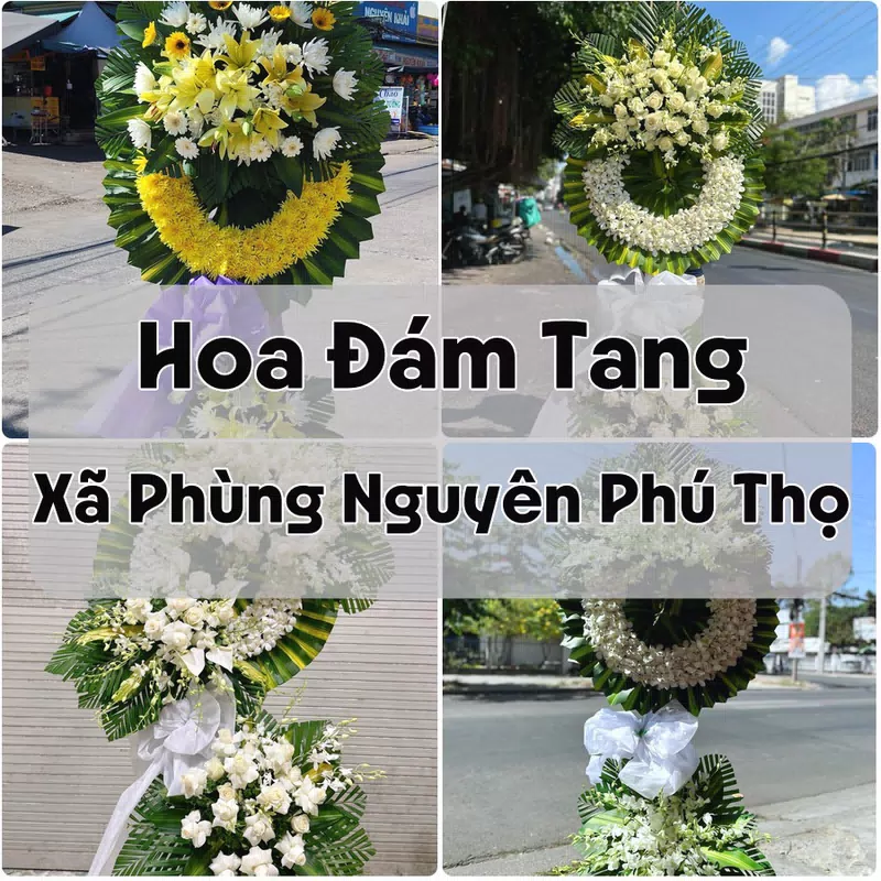 Đặt Hoa Đám Tang Xã Phùng Nguyên Phú Thọ | Hoa Tang Lễ
