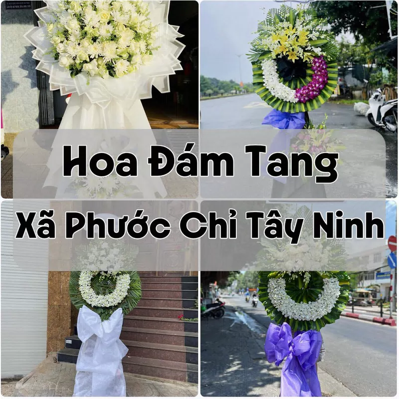 Đặt Hoa Đám Tang Xã Phước Chỉ Tây Ninh | Hoa Tang Lễ