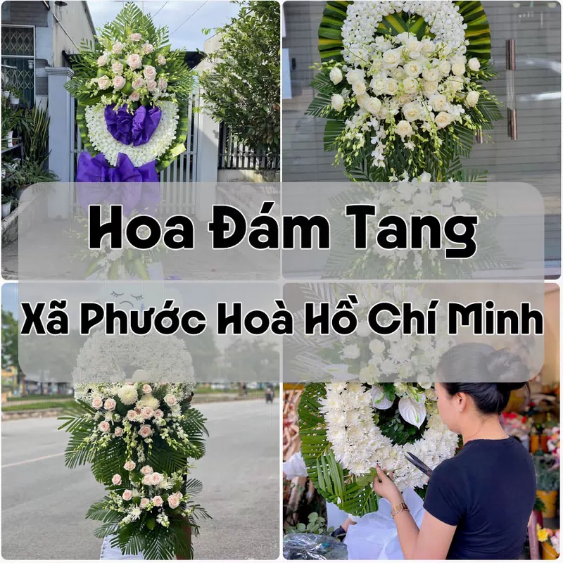 Đặt Hoa Đám Tang Xã Phước Hoà Hồ Chí Minh | Giao Tận Nơi