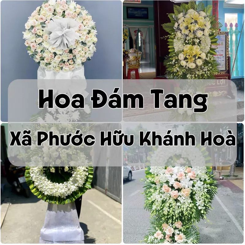 Đặt Hoa Đám Tang Xã Phước Hữu Khánh Hoà | Giao Tận Nơi