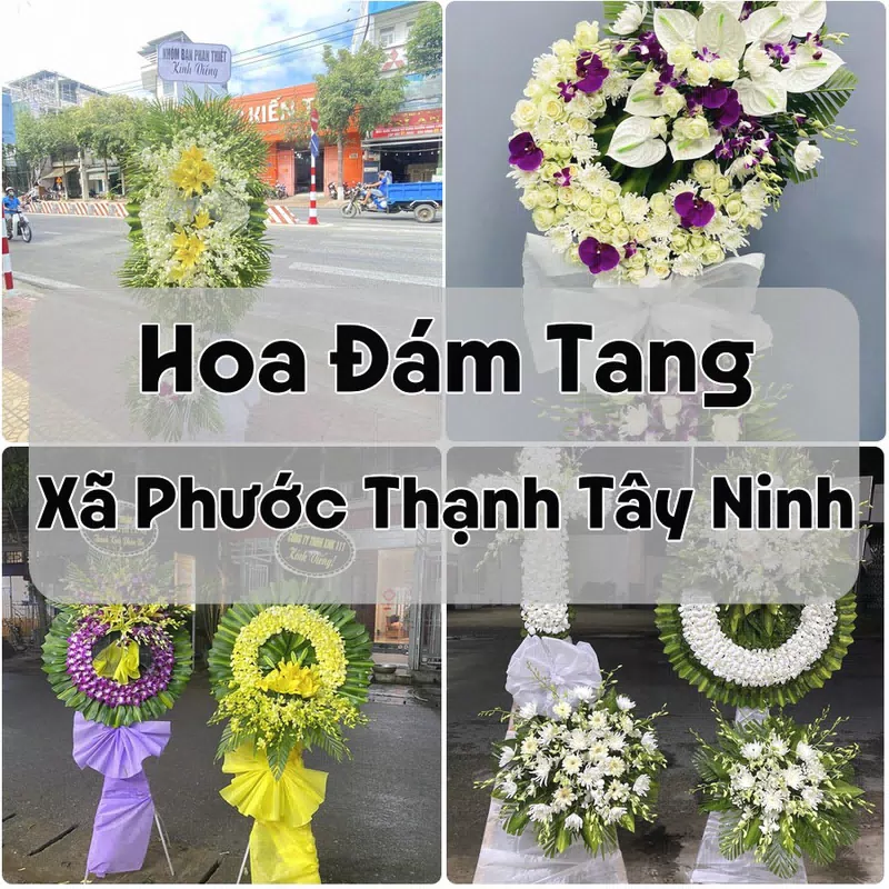 Đặt Hoa Đám Tang Xã Phước Thạnh Tây Ninh | Giao Tận Nơi