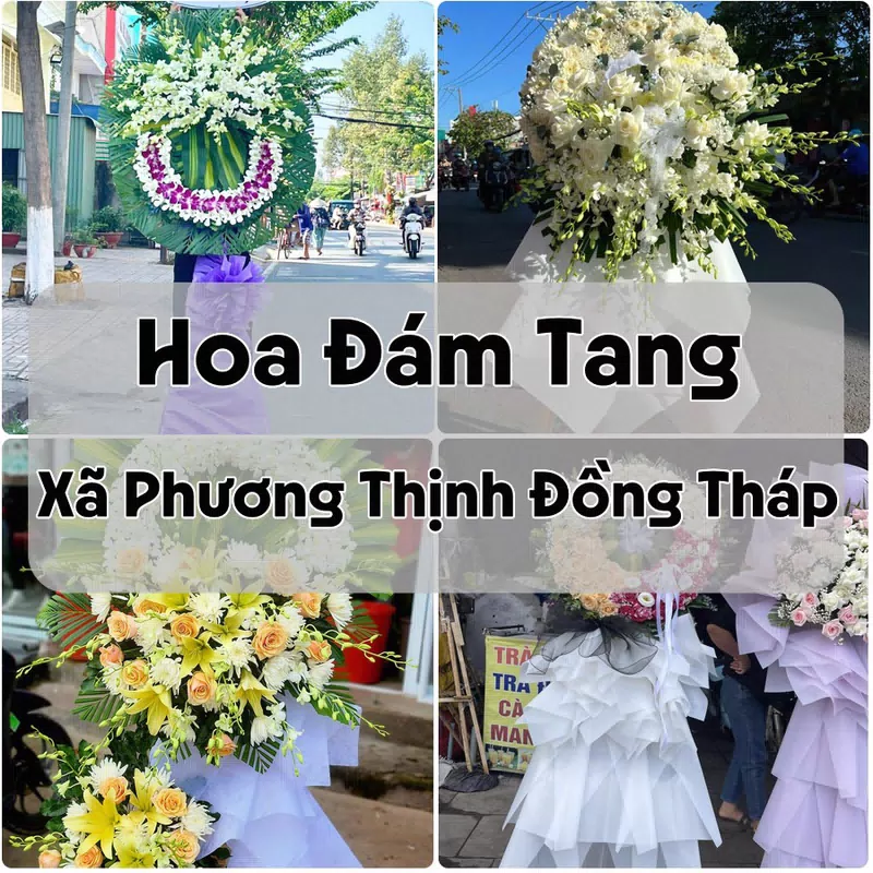 Đặt Hoa Đám Tang Xã Phương Thịnh Đồng Tháp | Giao Tận Nơi