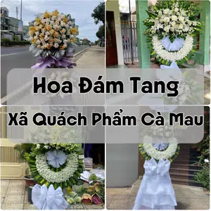 Đặt Hoa Đám Tang Xã Quách Phẩm Cà Mau | Đặt Hoa Nhanh
