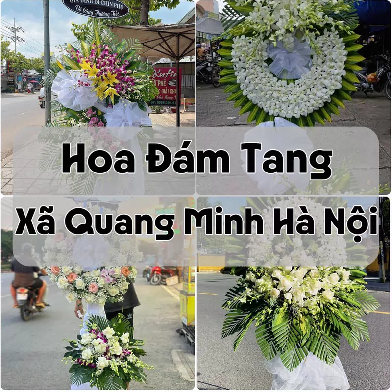 Đặt Hoa Đám Tang Xã Quang Minh Hà Nội | Giao Tận Nơi