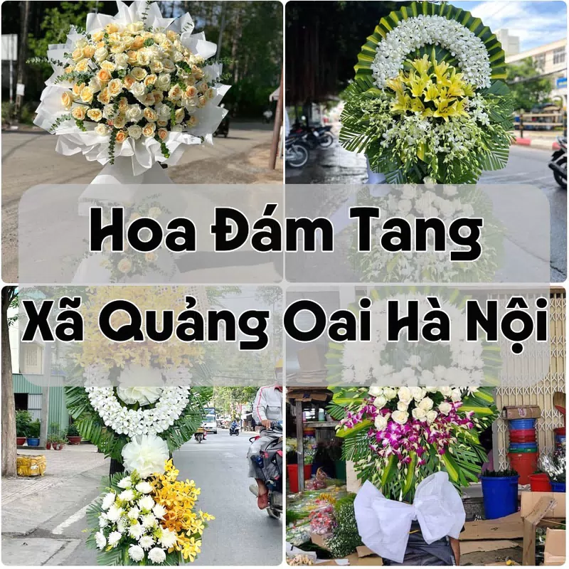 Đặt Hoa Đám Tang Xã Quảng Oai Hà Nội | Giao Hoa Nhanh