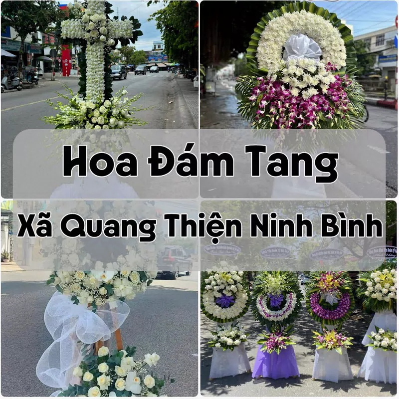 Đặt Hoa Đám Tang Xã Quang Thiện Ninh Bình | Hoa Chia Buồn