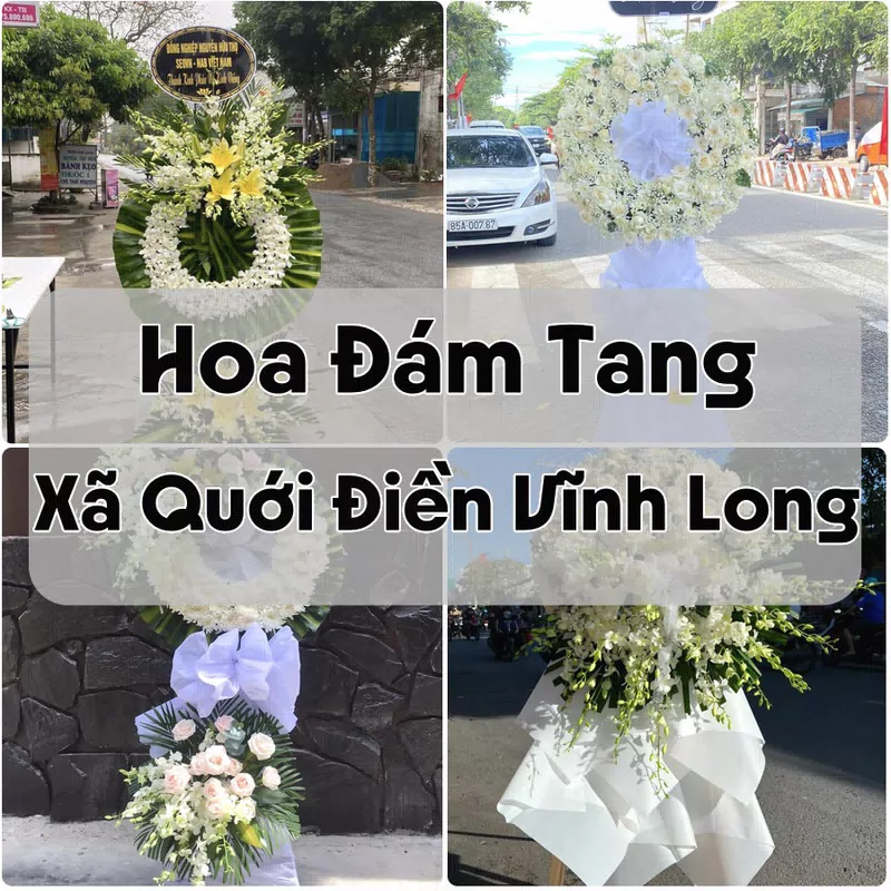 Đặt Hoa Đám Tang Xã Quới Điền Vĩnh Long | Đặt Hoa Viếng