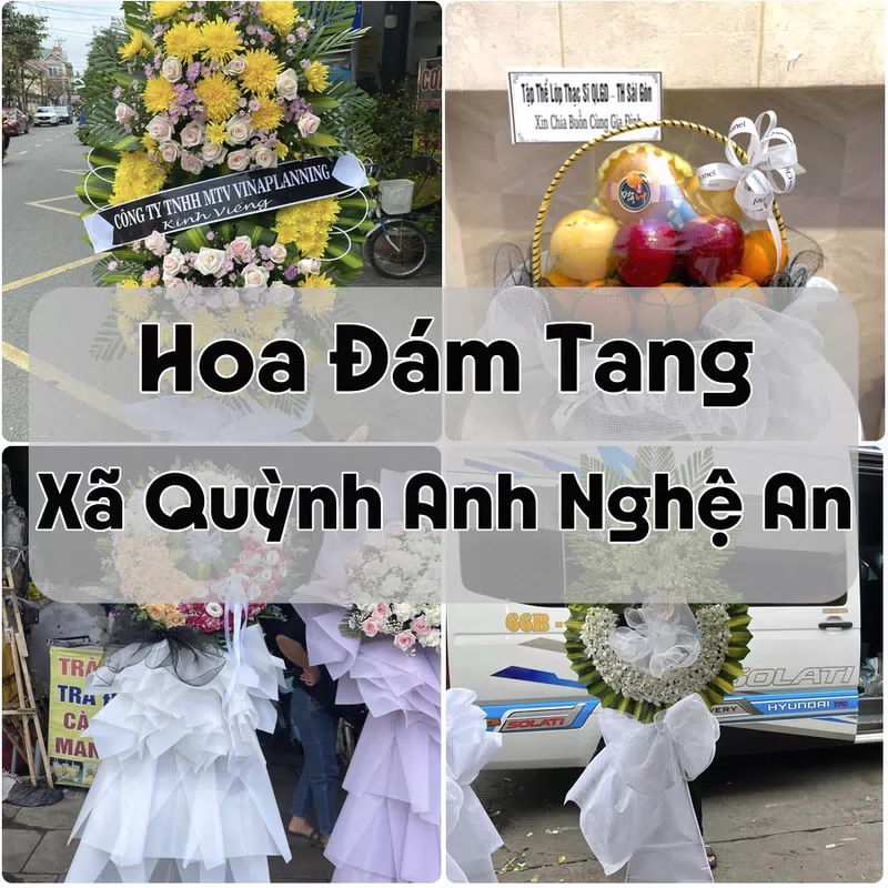 Đặt Hoa Đám Tang Xã Quỳnh Anh Nghệ An | Đặt Hoa Viếng