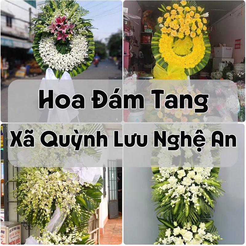 Đặt Hoa Đám Tang Xã Quỳnh Lưu Nghệ An | Hoa Chia Buồn