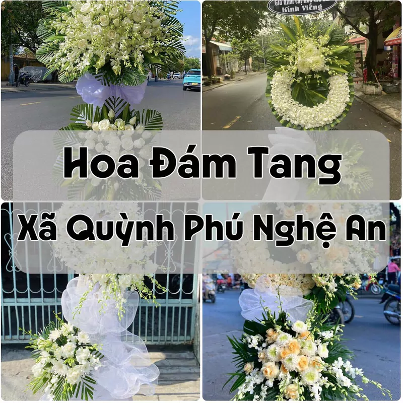 Đặt Hoa Đám Tang Xã Quỳnh Phú Nghệ An | Hoa Tang Lễ