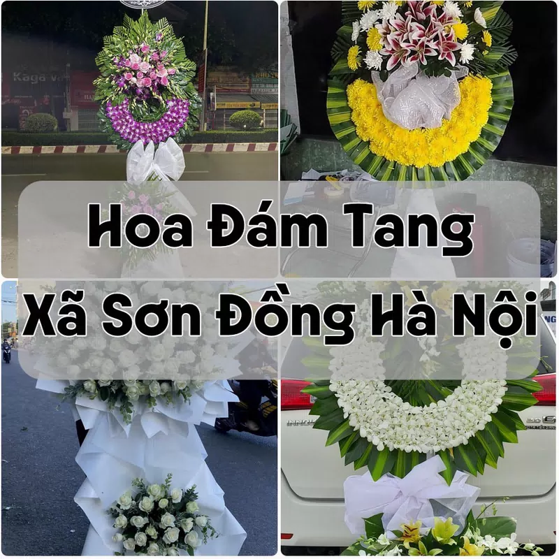 Đặt Hoa Đám Tang Xã Sơn Đồng Hà Nội | Hoa Chia Buồn