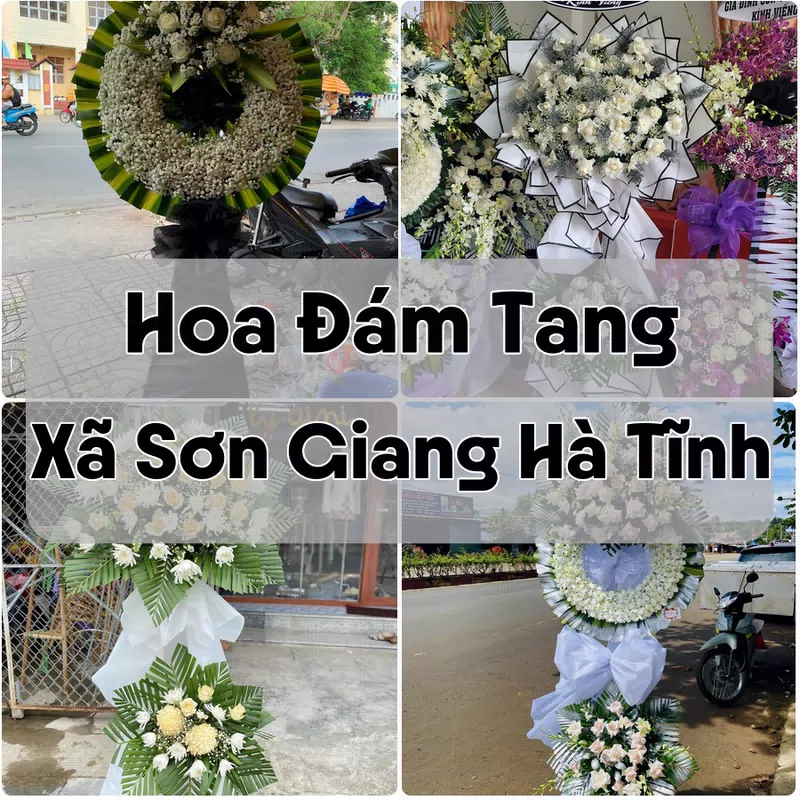 Đặt Hoa Đám Tang Xã Sơn Giang Hà Tĩnh | Hoa Tang Lễ