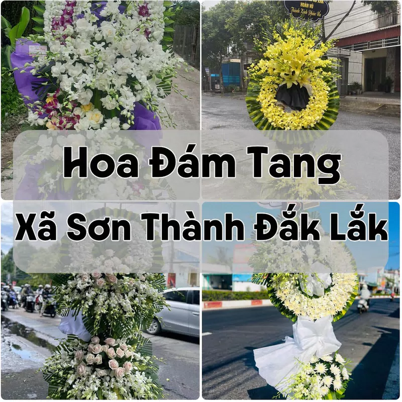 Đặt Hoa Đám Tang Xã Sơn Thành Đắk Lắk | Giao Tận Nơi