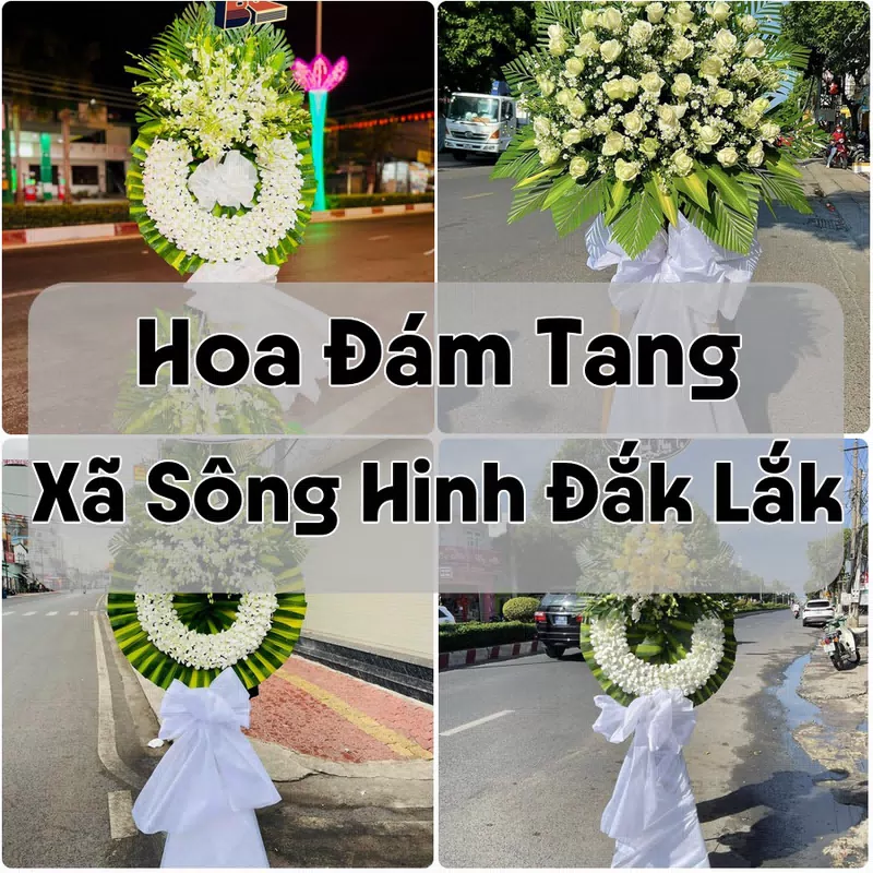Đặt Hoa Đám Tang Xã Sông Hinh Đắk Lắk | Giao Hoa Nhanh
