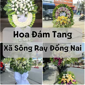 Đặt Hoa Đám Tang Xã Sông Ray Đồng Nai | Hoa Chia Buồn