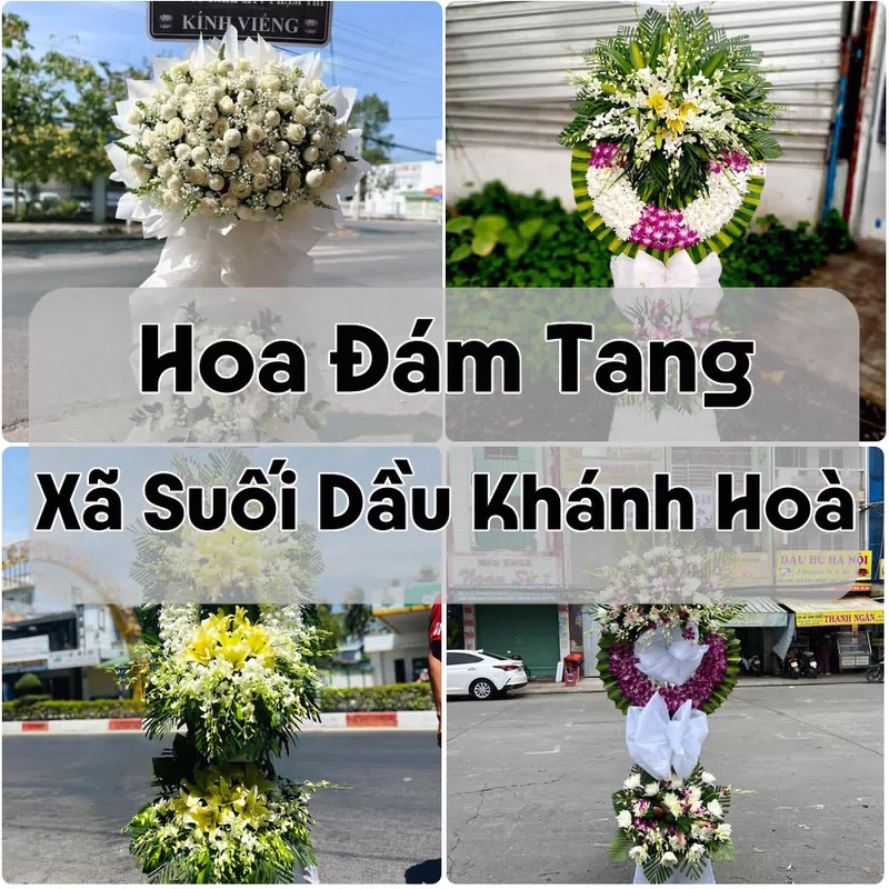Đặt Hoa Đám Tang Xã Suối Dầu Khánh Hoà | Hoa Tang Lễ