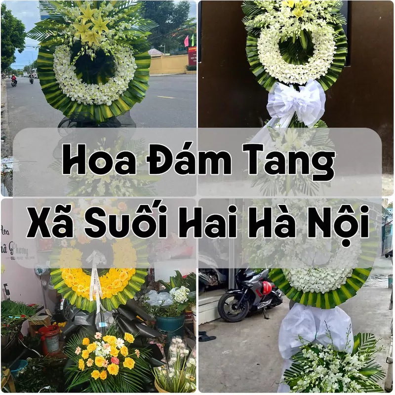 Đặt Hoa Đám Tang Xã Suối Hai Hà Nội | Đặt Hoa Viếng