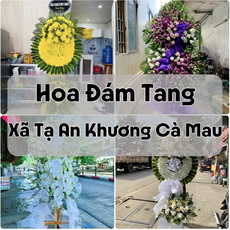 Đặt Hoa Đám Tang Xã Tạ An Khương Cà Mau | Giao Hoa Nhanh