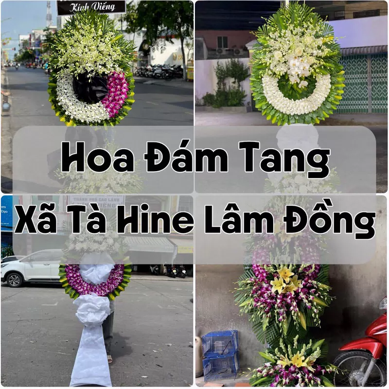Đặt Hoa Đám Tang Xã Tà Hine Lâm Đồng | Hoa Chia Buồn